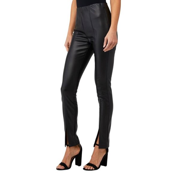 Steve Madden Anastasia Leggings in Black XSmall Womens Vegan Faux Leather Pants - Picture 3 of 11